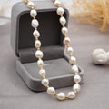 New Elegant Pearl Jewelry Set Baroque Pearl Necklace Earrings Bracelet Set Pearl Jewelry for Brides