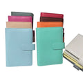 A5 A6 Portable Macaron PU Leather Loose Leaf Money Organizer 6 Ring Personal Planner Agenda Cover Cash Envelope Budget Binder