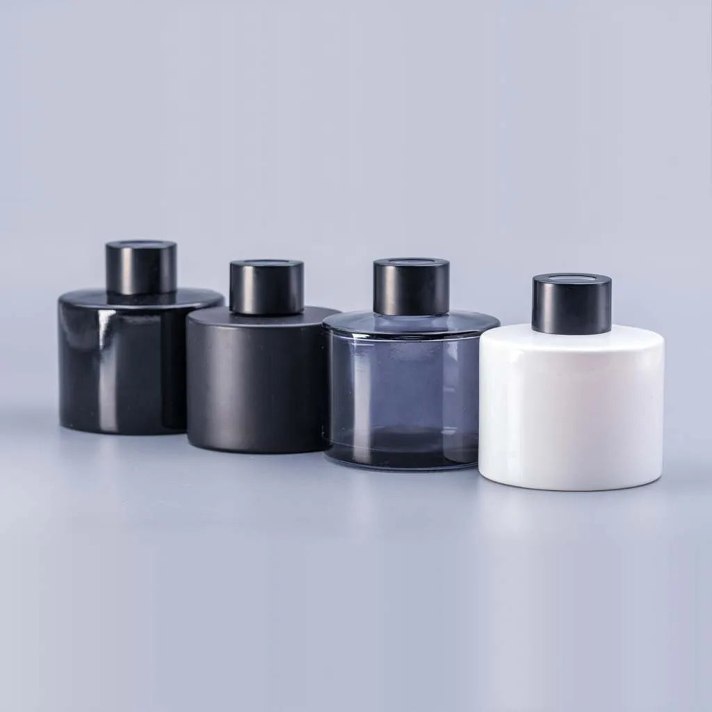 100ml Empty Aroma Diffuser Reed Bottle with Artificial Flower for Home Decor