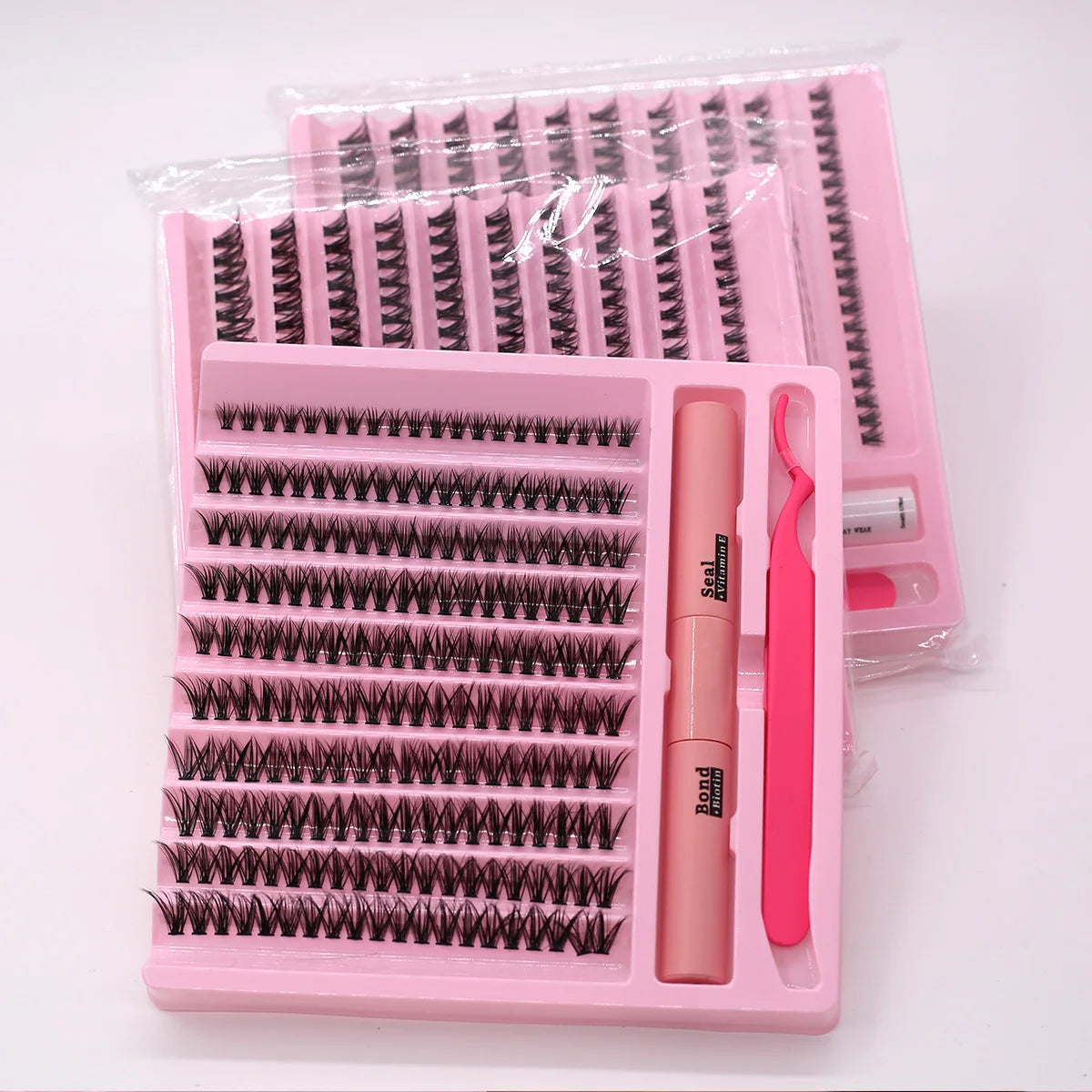 Custom DIY Cluster Lashes Packaging Handmade Cluster Bottom Lashes