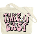 Customized Logo Printed Cotton Shopping Tote Bags Reusable  Canvas Bag
