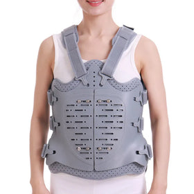 OSKY Full Back Brace-Neoprene Material Breathable Design for Treating Kyphosis Compression Fractures Upper Spine Injuries