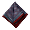 Hamocigia Factory Handmade Handkerchiefs Men's 100% Silk Pocket Square