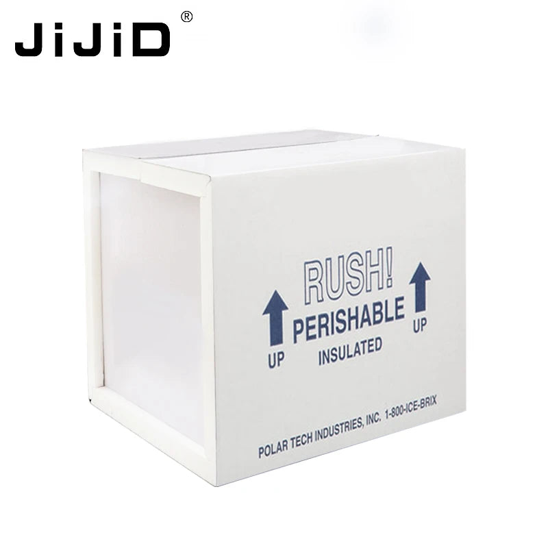 Jijid Styrofoam Box/ Cooler Polystyrene Foam Containers Eps Foam Box Food Cake Box Stamping Foil Milk Carton Packaging Rectangle