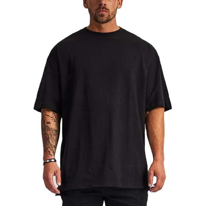 Custom Logo Printed Gym Casual 100% Cotton Man Sportswear T Shirt O-neck Short Sleeve Men's T-shirts