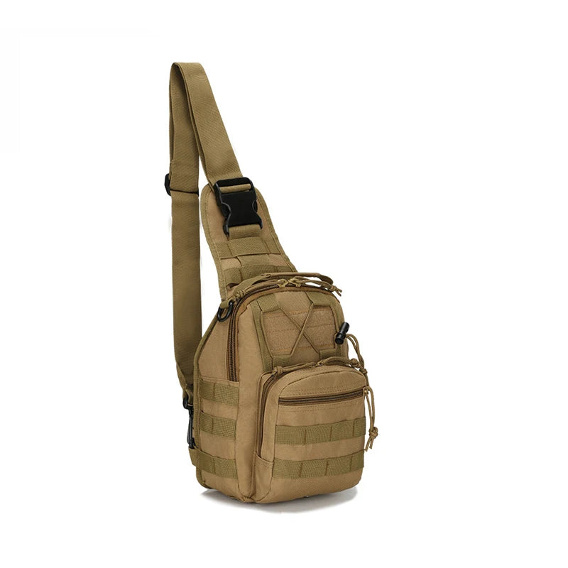 Mens Optional Outdoor Customize Camouflage Bag Pack Messenger Bag Tactical Cross Chest Shoulder Sling Bag