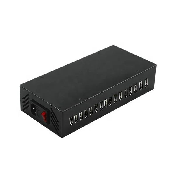 Multi 16 Ports USB 200W Fast Charger for Travel & Home Use