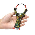 High Power Slingshot New Pulley Round Rubber Band Stainless Steel Slingshot Chromatic Hunting and Shooting Sling Shot