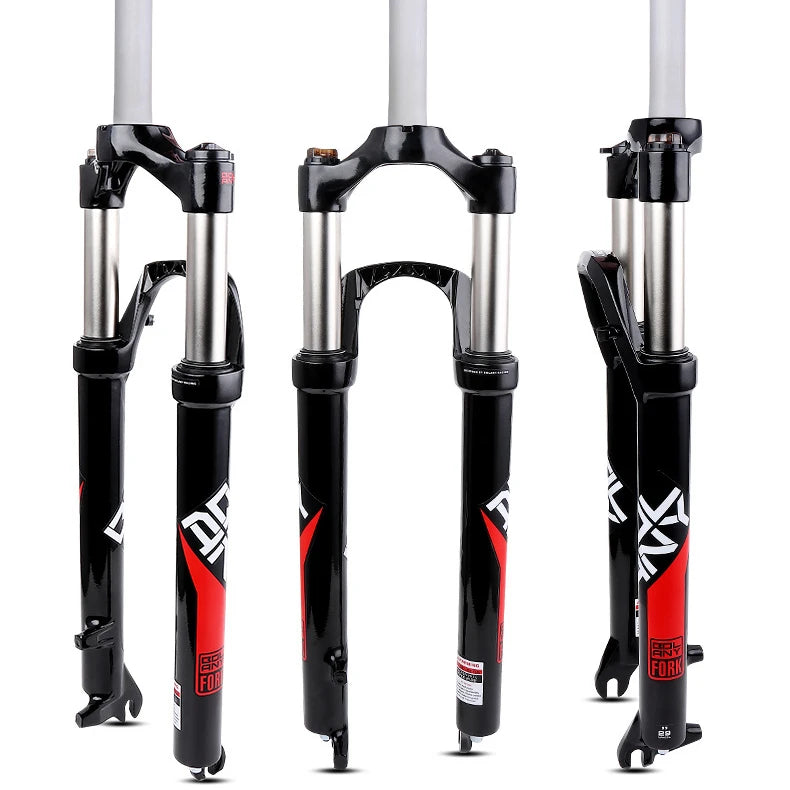 MTB High Strength Mountain Bike Front Fork Front Suspension Fork Mechanical Bike Fork Aluminum Alloy Air Damping 26 27.5 29 Inch