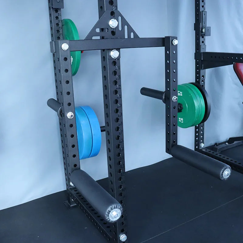 New  Commercial Using Lateral Raise Trainer Attachment for Squat Rack Standing Lateral Raise Machine Shoulder Press Machines