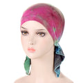 HZM-22167 Chemo Headwear Pre Tied Head Scarf Headwraps Lightweight Turban Beanie Cap Turban for Women