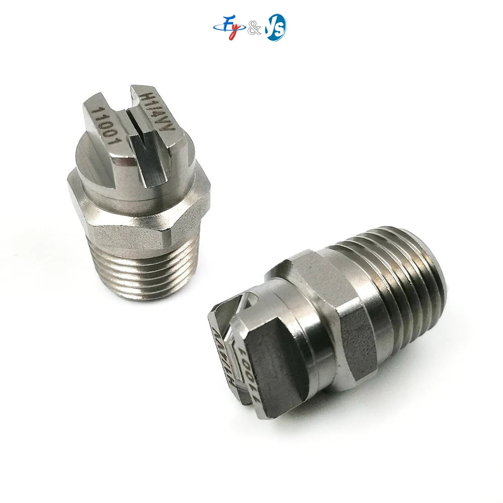 YS 1/4" HVV 65/95/110 Degree Flat Fan Nozzle High Pressure Cleaning HVV Jet Flat Fan Jet Spray Nozzles for Spraying Systems