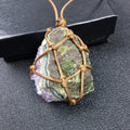 DIY Natural Agate Crystal Pendants Tumbled Shape Amethyst Charms Choker Pendant