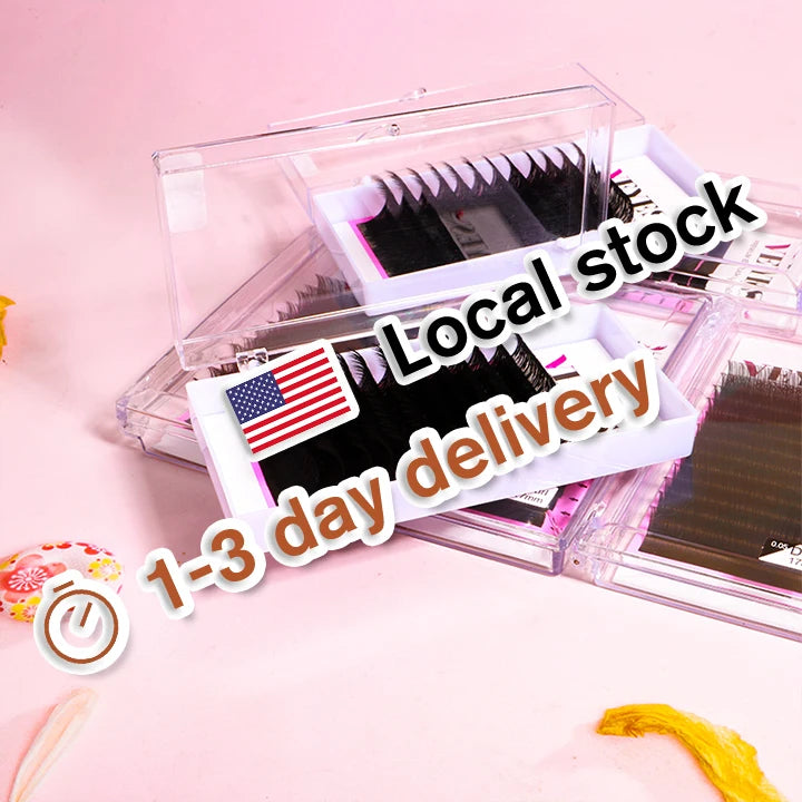 Volume Lashes Korean PBT Cashmere Lash Matte Professional 5-25mm Length 0.03mm Soft Black Natural Individual Eyelash Extensions