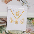 JXX JDZ-159 Custom Pendant Necklace for Women 24K Gold Classic Style Fashion Jewelry Bead Brass Material Zircon for Children