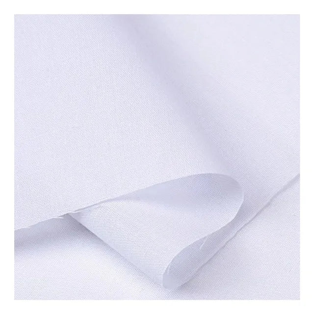 TC 80/20 36" 45*45/133*72 Ready Goods White Poplin Fabric in Stock Polyester Cotton for Shirt School Uniform Fabrics