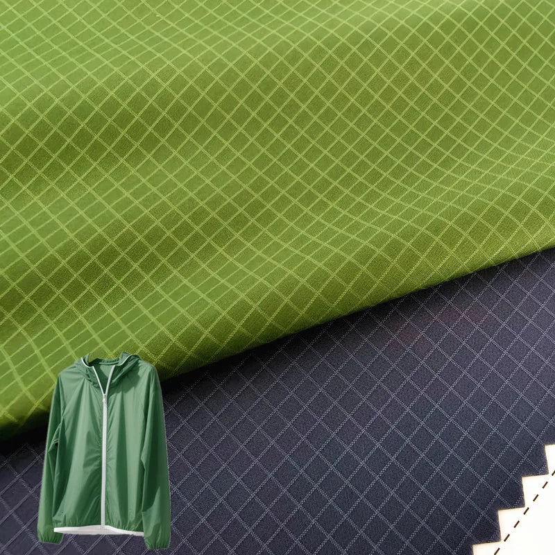 AQTQ Breathable and Quicky Dry Ripstop Polyester Fabric for Summer Jacket