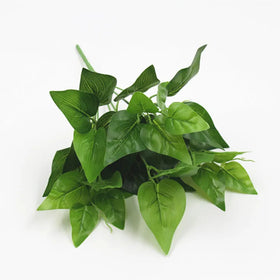 Factory Wholesale Small Plants & Greenery Cheap Tree Branches Artificial Frosted Leaf Bush Ramas De Limones Artificiales