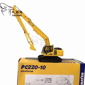 TALUADA Alloy 1:50 Scale Model PC220-10 Extended Arm Hand Excavator Model Toy