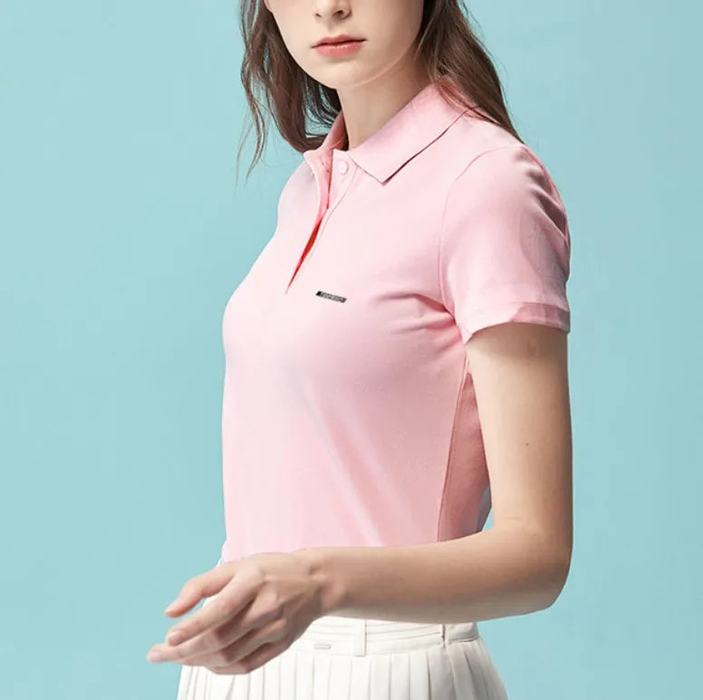 Ladies Mandarin Promotional  Polo Shirts