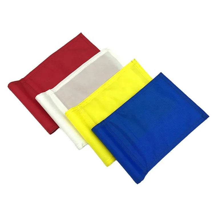 Solid Golf Flag Nylon 420D Blank Putting Green Golf Pin Flags Mini Flags for Backyard Practice