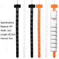 Free Sample Plastic Hanging Display Clip Strips for Retail Display With Label Header
