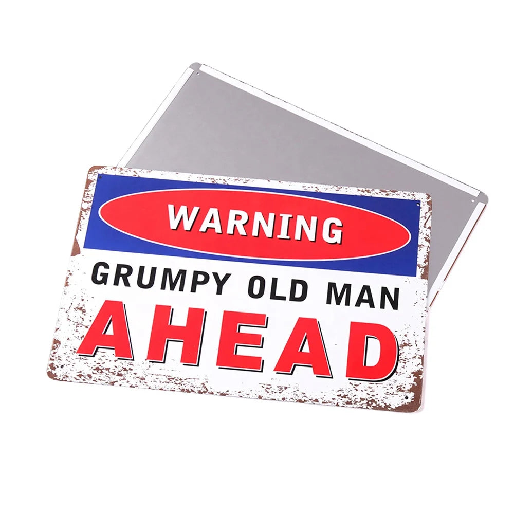 Retro Embossed Aluminum Metal Sign Wall Art Signs Decor Metal Plaque New Product Vintage Metal Warning Sign