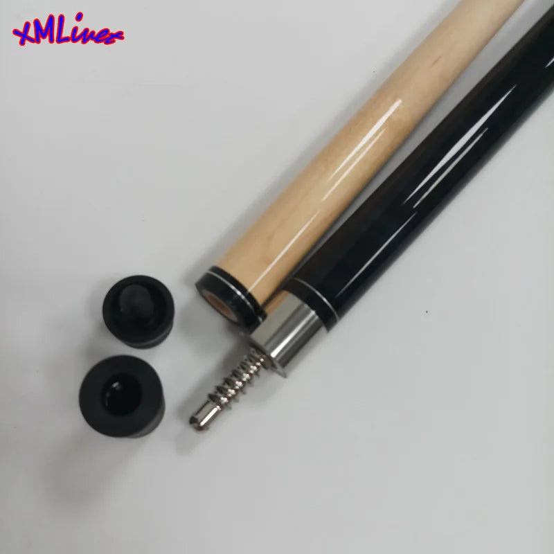 Xmlivet Handmade 12mm Tiger Maple Colored Grey Billiards Carom Cues 142cm Leather Cue Grips Pool Cue Sticks Wholesale