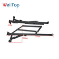 06.114 Hot Sale Furniture Hardware Sofa Hinge Metal Adjustable Sofa Bed Lift Mechanism Wheels for Bedroom
