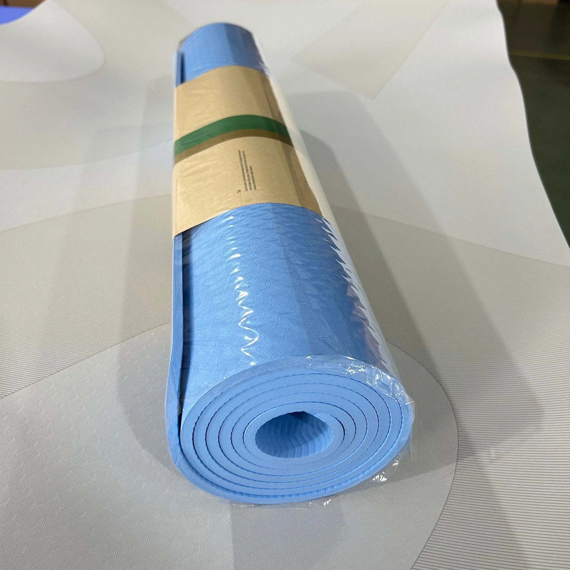 Blue Black Green Pink Rose Red Purple Violet Customized Printed 6mm Tpe Yoga Mats