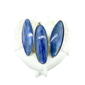 Deep blue kyanite 925 Sterling Silver pendant and earrings set or individual pieces