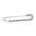 Luxury Accessories Simple Hijab Pins Rhinestone Brooch Pin Clothes Decoration