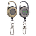 Metal Badge Reel Reel Key Chain Retractable Badge Reel Fly Fishing Zinger Retractor for Anglers Vest Pack Tool Gear