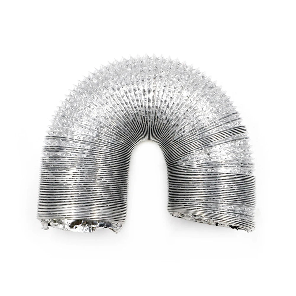 Composite Aluminum Foil Corrugated Flexible Flame Retardant Ventilation Air Conditioning Hose -30 +150 HVAC Systems