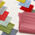 Pure Color Dobby Seersucker Wrinkle Texture Crepe Pleated 55% Rayon 42% Polyester 3% Spandex Fabric