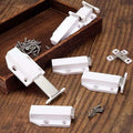GQK Plastic Adjustable Double Magnetic Door Catch with Push to Open Feature for Glass Doors