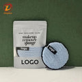 Private Label Water Reusable Makeup Remover Pads Microfiber Skin Care Face Cleaning Pads Towel Tools Makeup Remover Pads