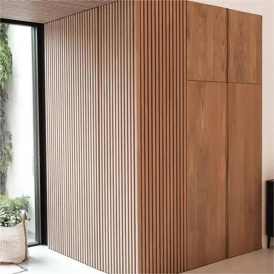 Waterproof Soundproof PVC Wall Panels Easy Install Indoor Decor Cladding for Bedroom European Moisture-Proof Decorative Panels