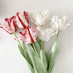 YOPIN 333 New Style 2022 Artificial Flowers High Quality Latex Tulips Stem White Tulip Latex Flower