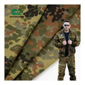 T/C 8020 Poly/Cotton Flecktarn Camouflage Ripstop WR Tear-Resistant Fabric for Tactical Garment