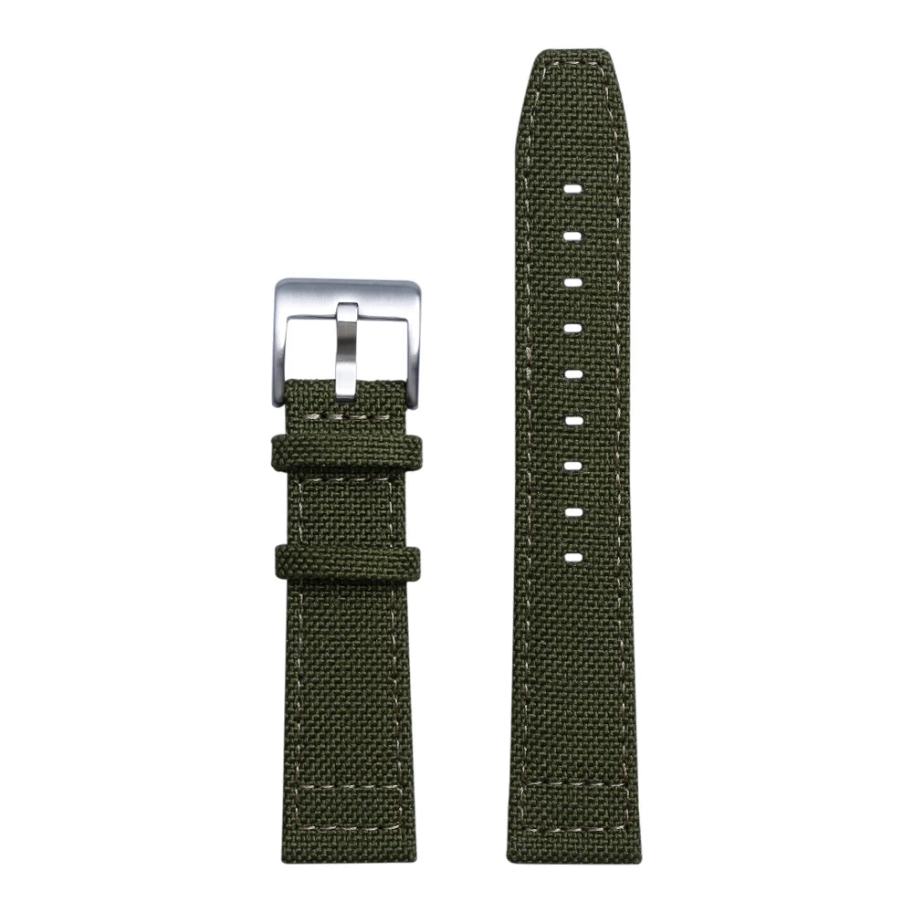Wholesale Price Premium Sailcloth Watch Strap Quick Release Nylon Weave Fashionable Watch Straps 20 mm and Custom Watch Band
