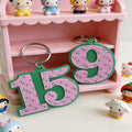 Fashion AKAA Number #1-#50 Sorority Acrylic Keychain Best Reviewed in CE Certified Plastic Key Chains