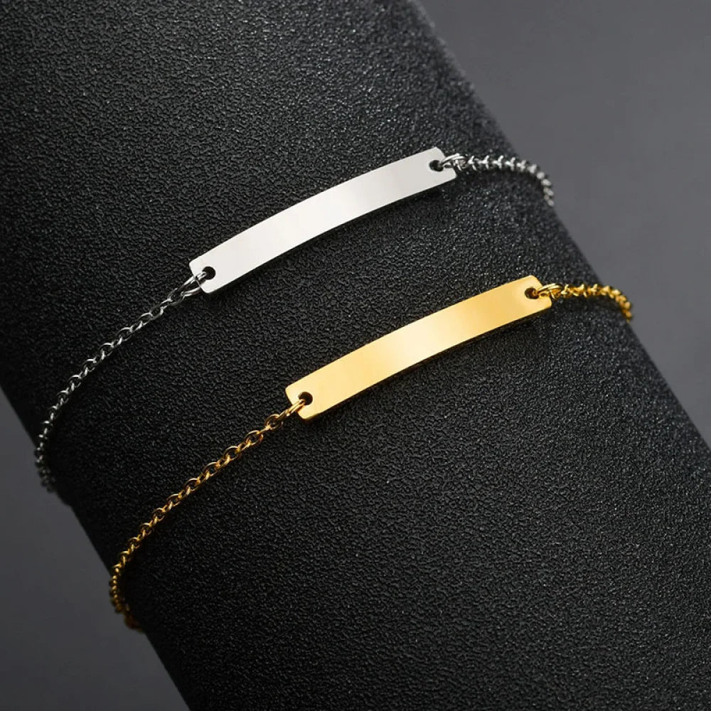 DIY Personalized Children's Bracelet Butterfly Diadema Trendy Gold Silver Color Stainless Steel Kids Bracelet
