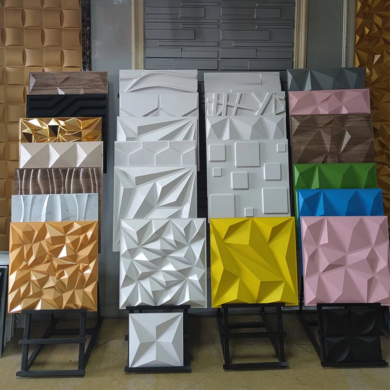 Wholesale Cheap Modern Waterproof Fireproof PVC Wall Panel 3D Wall Sticker Wall Cladding White Fluted Commerce Use Outdoor Home