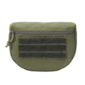 Custom Camouflage Fanny Pack for Outdoor Activities Waterproof Tactical Vest Accessory Bag for Hiking Mountaineering Zipper