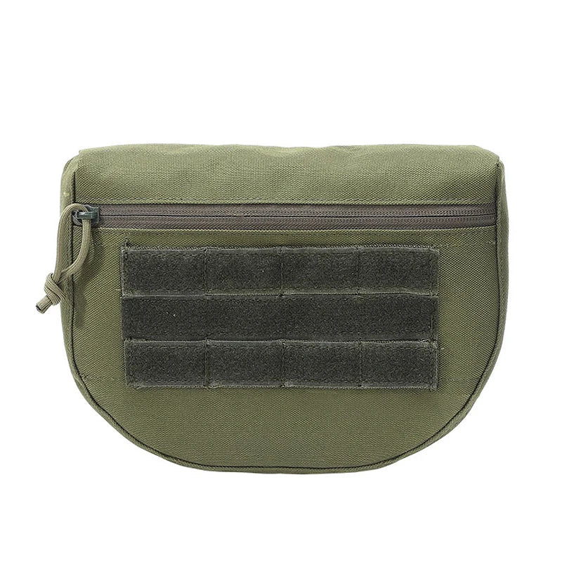 Custom Camouflage Fanny Pack for Outdoor Activities Waterproof Tactical Vest Accessory Bag for Hiking Mountaineering Zipper