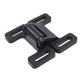 Black Nylon Hinge with Double Ball Catch Door Closers for Connecting Aluminum Profiles