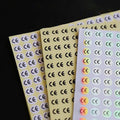 Oem Factory Logo CE Electronic Industry Waterproof Removable Reusable Vinyl Kiss Cut Sticker Sheet Label
