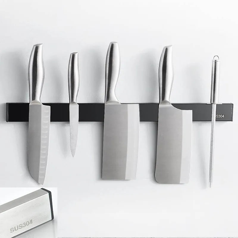 16"Professional Stainless Steel Magnetic Knife Rack Strips Stainless Steel Magnetic Knife Holder