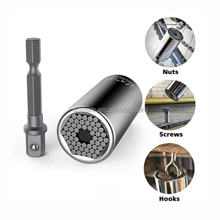 Multifunctional Universal Socket 7-19mm Connecting Sleeve Tools Set